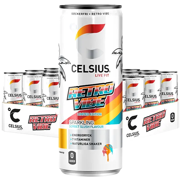 Celsius Retro Vibe Limited 24st x 355ml