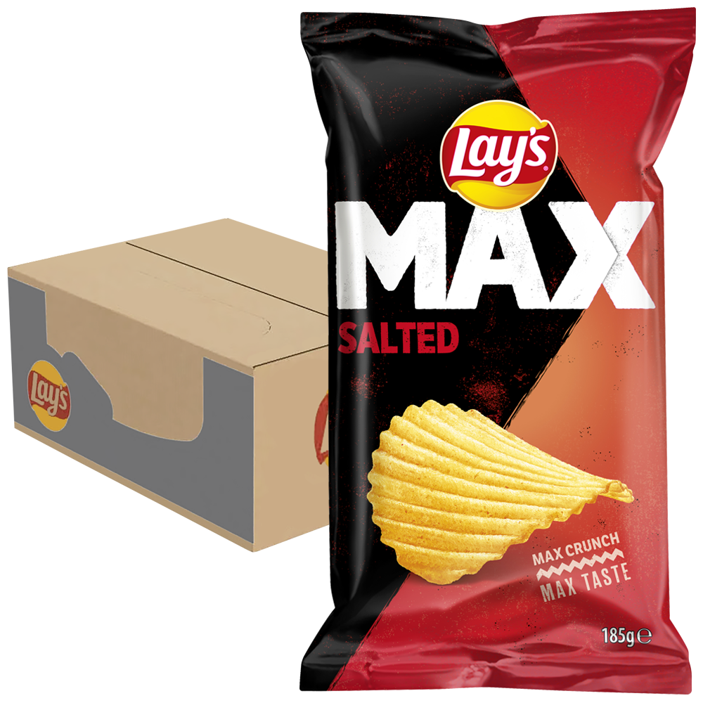 Lay´s Max Original 22st x 185g | Sortiment | Gottegrisen