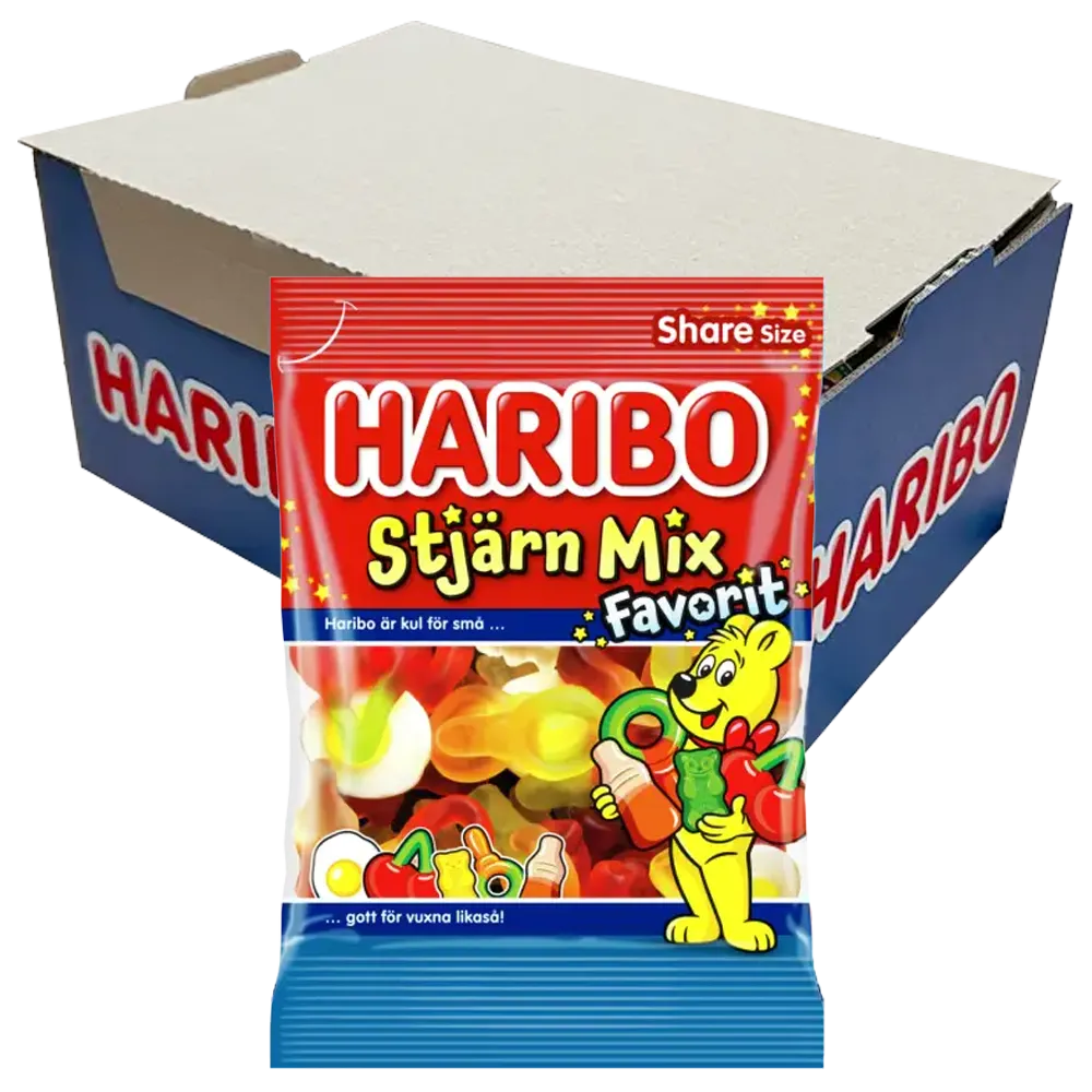 Haribo Stjärn Mix 170g x 14st
