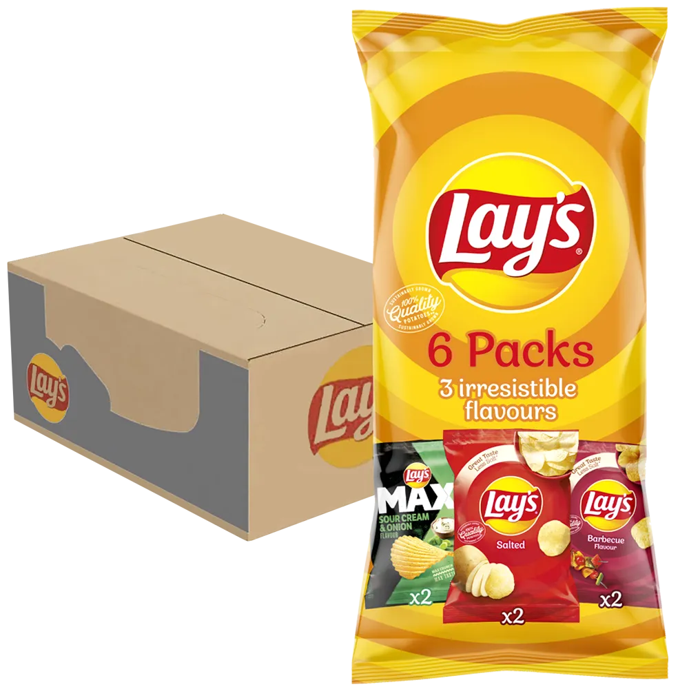 Lays 6-pack (6x27,5g) x 14st