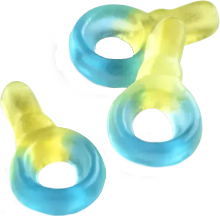 Haribo Nappar Blå Hallon & Citron 3.5kg /
