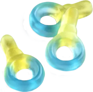 Haribo Nappar Blå Hallon & Citron 3.5kg
