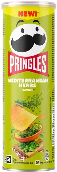 Pringles Mediterrean Herbs 165g