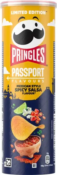 Pringles Mexico Style Spicy Salsa 165g