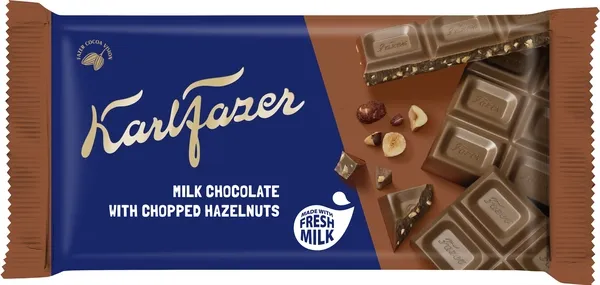 Karl Fazer Hackade Hasselnötter 145G
