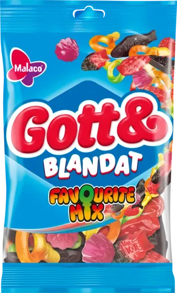 GOTT & BLANDAT FAVORITMIX 140 G