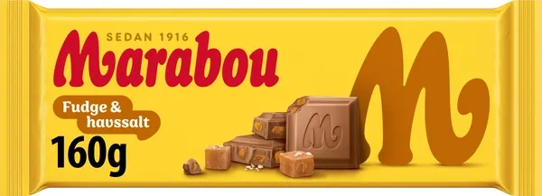 Marabou Fudge havssalt 160g