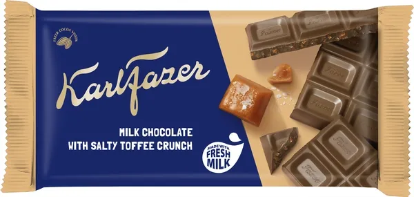 Karl Fazer Salty Toffee Crunch 145g