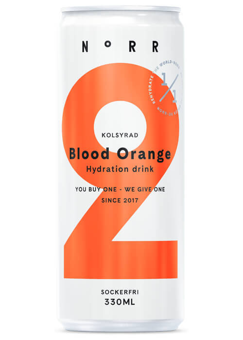 Norr Blood Orange Kolsyrad - 33 cl /
