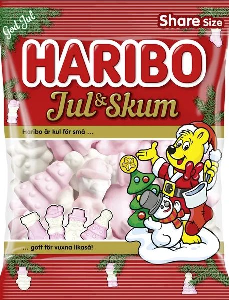 Haribo Jul & skum 100g