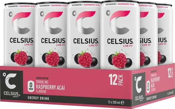 Celsius Raspberry Acai 25cl x 12st