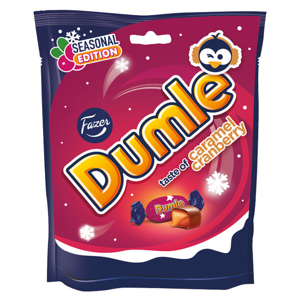 Dumle Caramel Cranberry 220g /