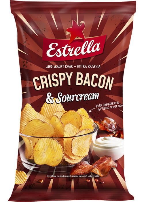 Estrella Crispy Bacon & Sourcream 175g /