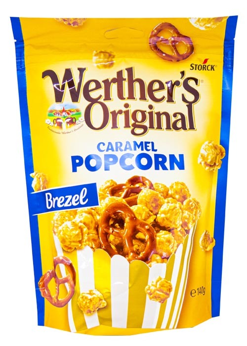 Caramel Popcorn Werthers Brezel 140g /