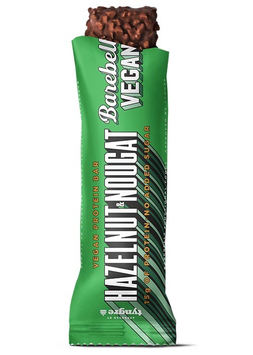 Vegan Bar Hazeln. & Nougat 55g Barebells /