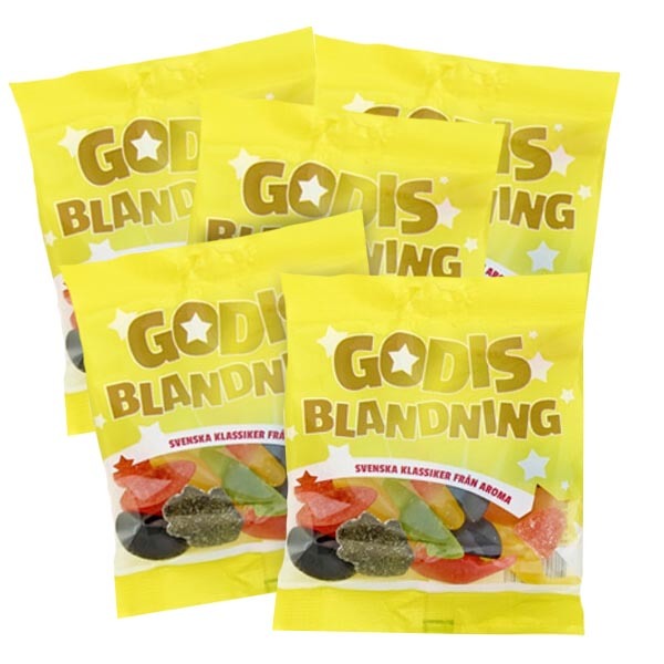 Godisblandningen 80 g x 5 st /