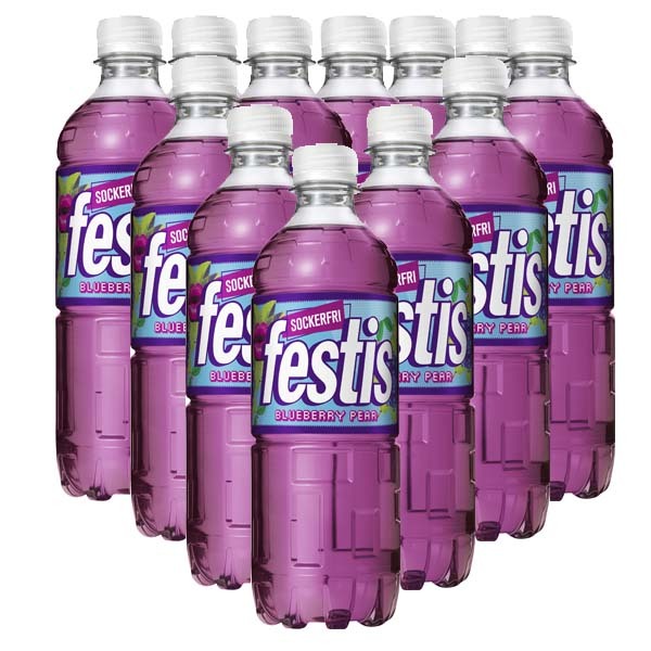 Festis Blueberry/Pear Sfri 12st x 50cl /