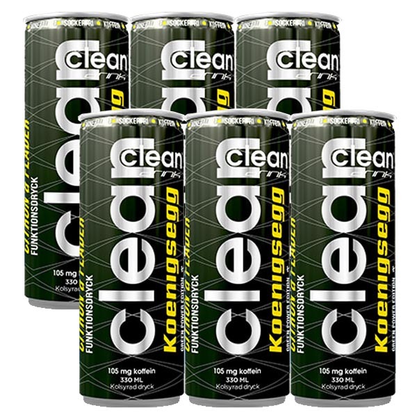 Clean Drink Koenigsegg Ed. 33 cl x 6 st /