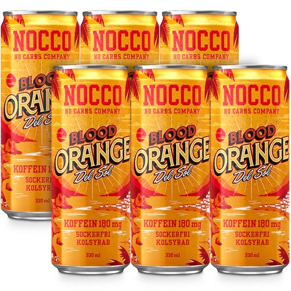 NOCCO Blood Orange Summer Ed. 33cl x 6st /