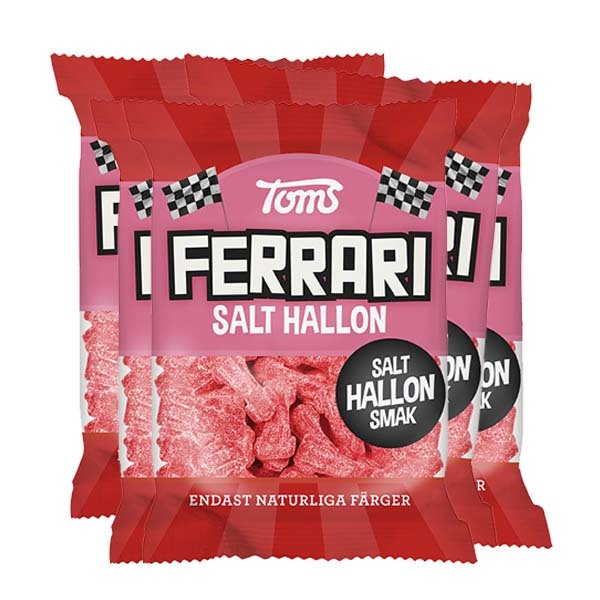 Ferrari Salt Hallon 120g x 5 st /
