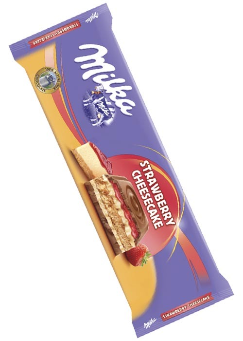 Milka Strawberry Cheesecake 300g /