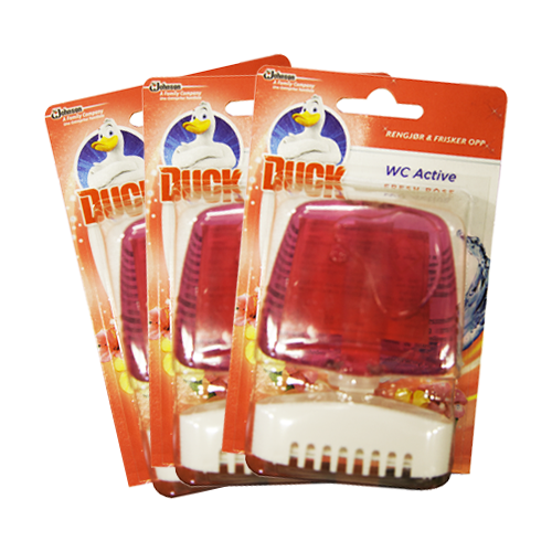 WC DUCK - WC ACTIVE FRESH ROSE 3-pack /