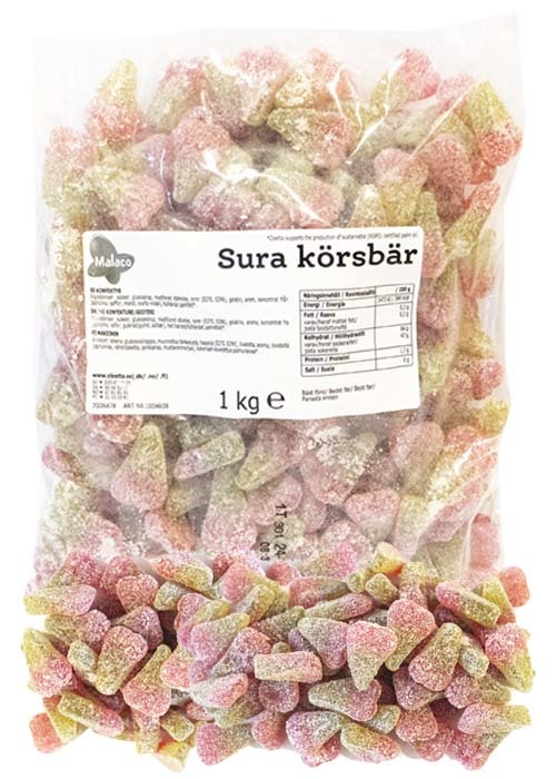 Sura Körsbär Malaco - 1 kg /