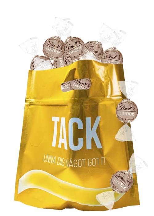 Lindt Lindor Cappuccino & Tackpåse - 1kg /