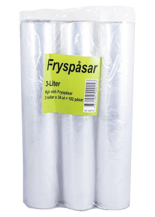 Fryspåsar 3 liter /