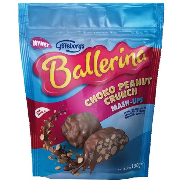 Ballerina MashUps Choko Peanut 130g /