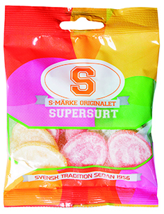 S-Märke Supersurt 80g x 18 st /