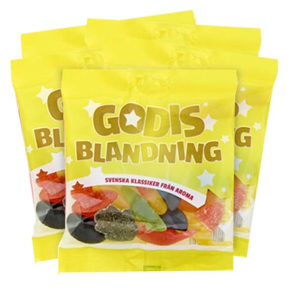 Godisblandningen 80 g x 5 st /