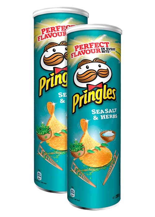 Pringles Sea Salt & Herbs 200g x 2 st /