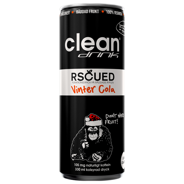 Rscued by Clean Drink Vinter Cola 33cl /