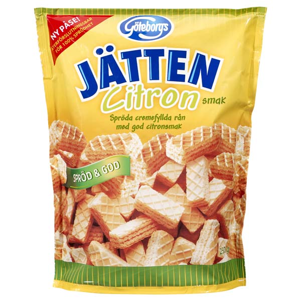 Göteborgskex Jätten Citron 250g