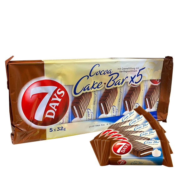 Cocoa Cake Bar 7 days - 5-pack /