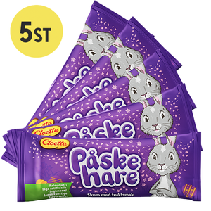 5st - Cloetta Påskhare Flowpack 22g
