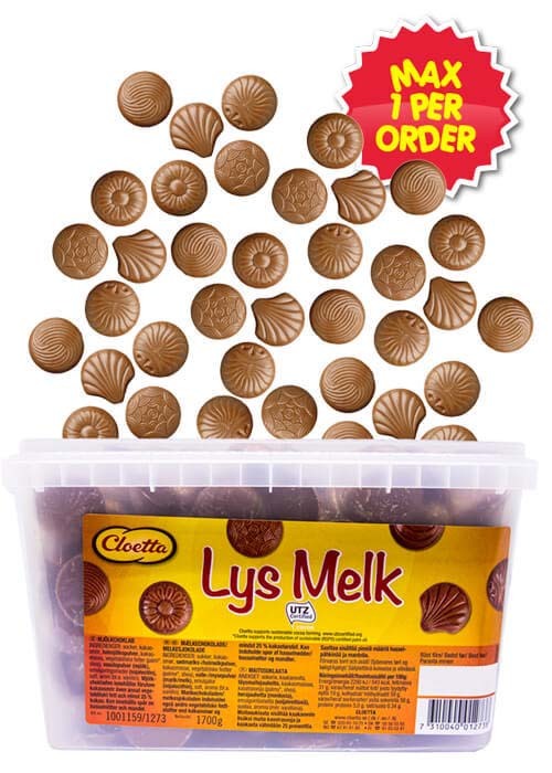 Cloetta Lys Melk 1,7kg