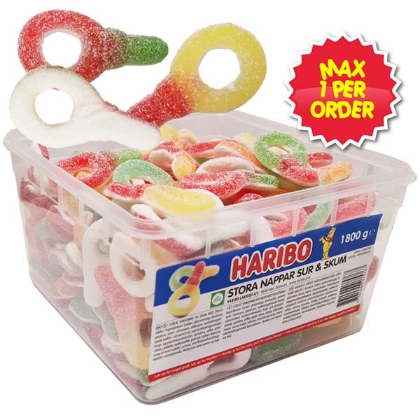 Stora Nappar Sur & Skum 1,8 kg