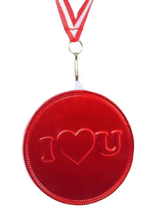I Love U Chokladmedalj 23g | Sortiment | Gottegrisen
