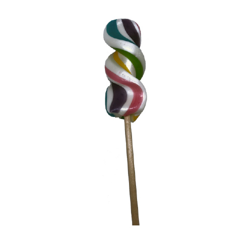 Spiralklubba Regnbåge 50g x 20 st