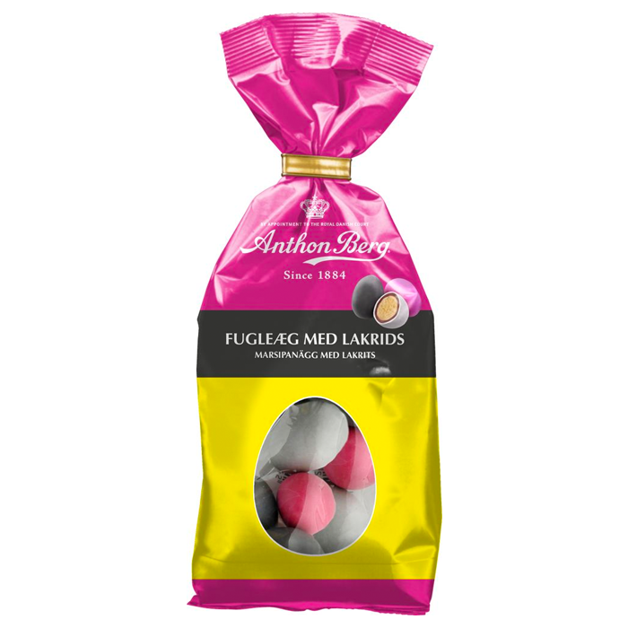 Anthon Berg Marsipanägg Lakrits 124g