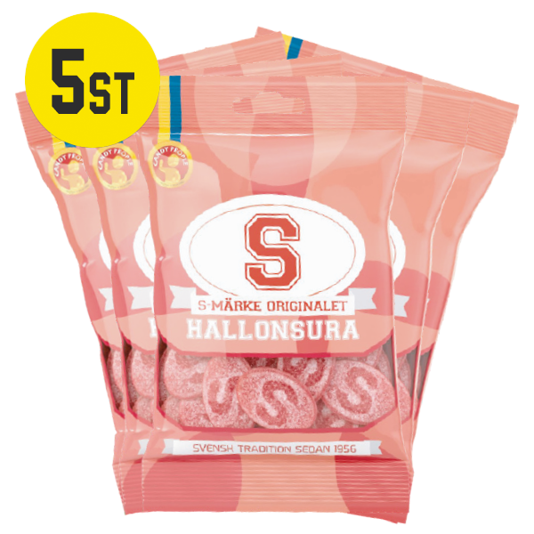 5st - S-Märke Hallonsura 80G