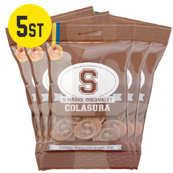 5st - S-Märke Colasura 80G