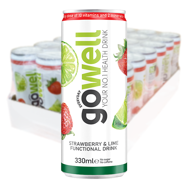 Gowell Jordgubb/Lime 33cl x 24st