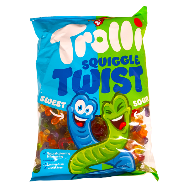 Trolli Squiggle Twist Sweet Sour 1kg