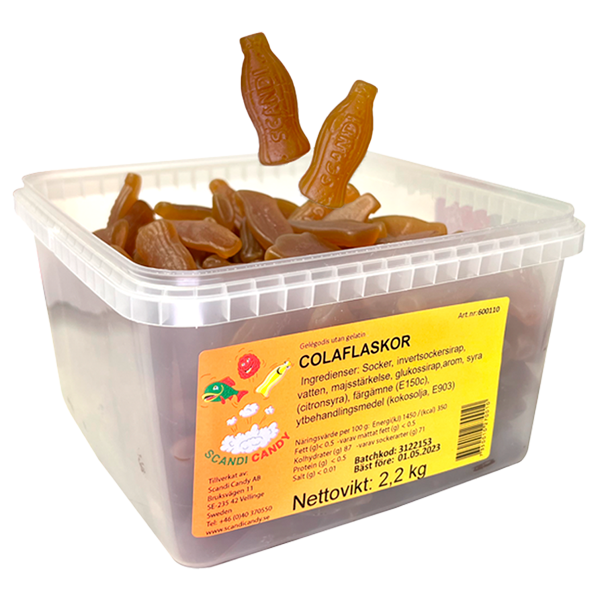 Colaflaskor Scandi Candy 2,2kg