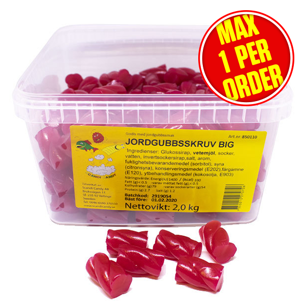 Big Jordgubbsskruv 2kg
