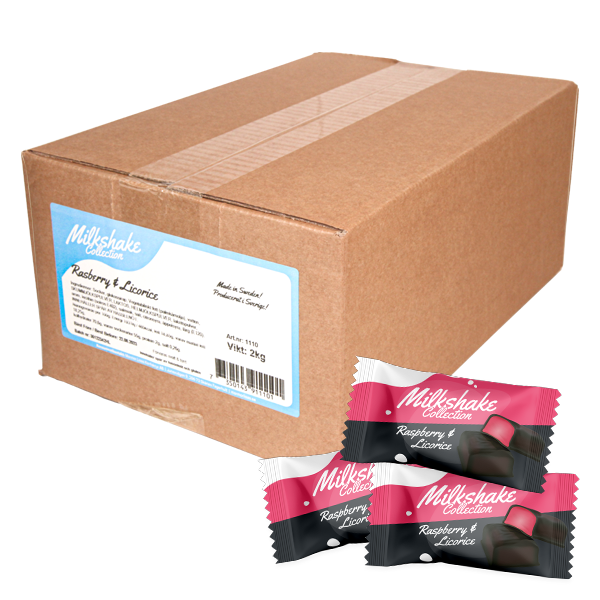Milkshake Raspberry & Licorice 2kg