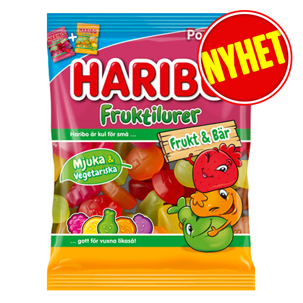 Haribo Fruktilurer Frukt & Bär 80g